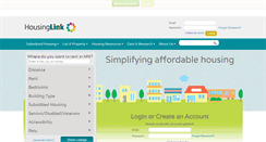 Desktop Screenshot of housinglink.org